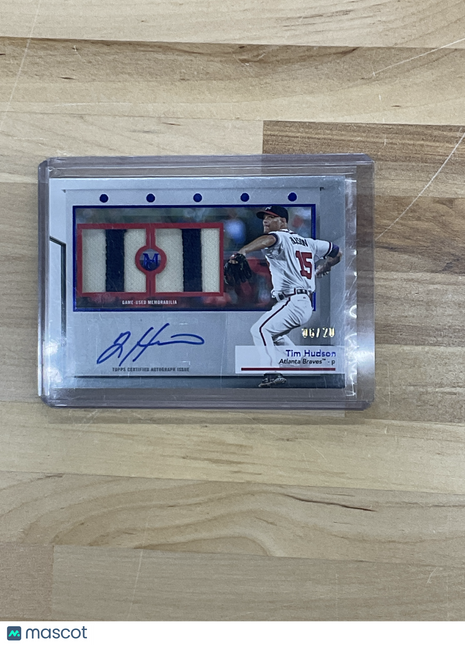 2024 Museum Tim Hudson Patch Auto /20 Braves