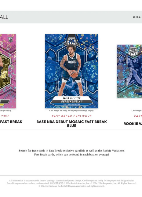 2023/24 Mosaic Basketball Fast Break Box