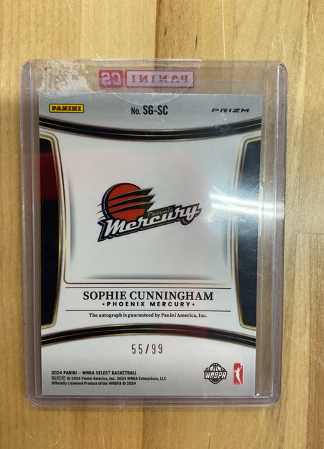 2024 Select WNBA Sophie Cunningham Red Auto /99