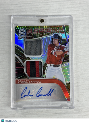 2021 Spectra Corbin Carroll Patch Auto /25
