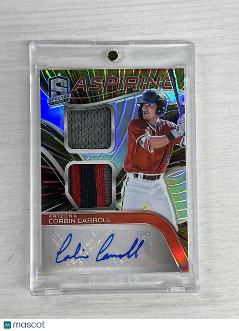 2021 Spectra Corbin Carroll Patch Auto /25