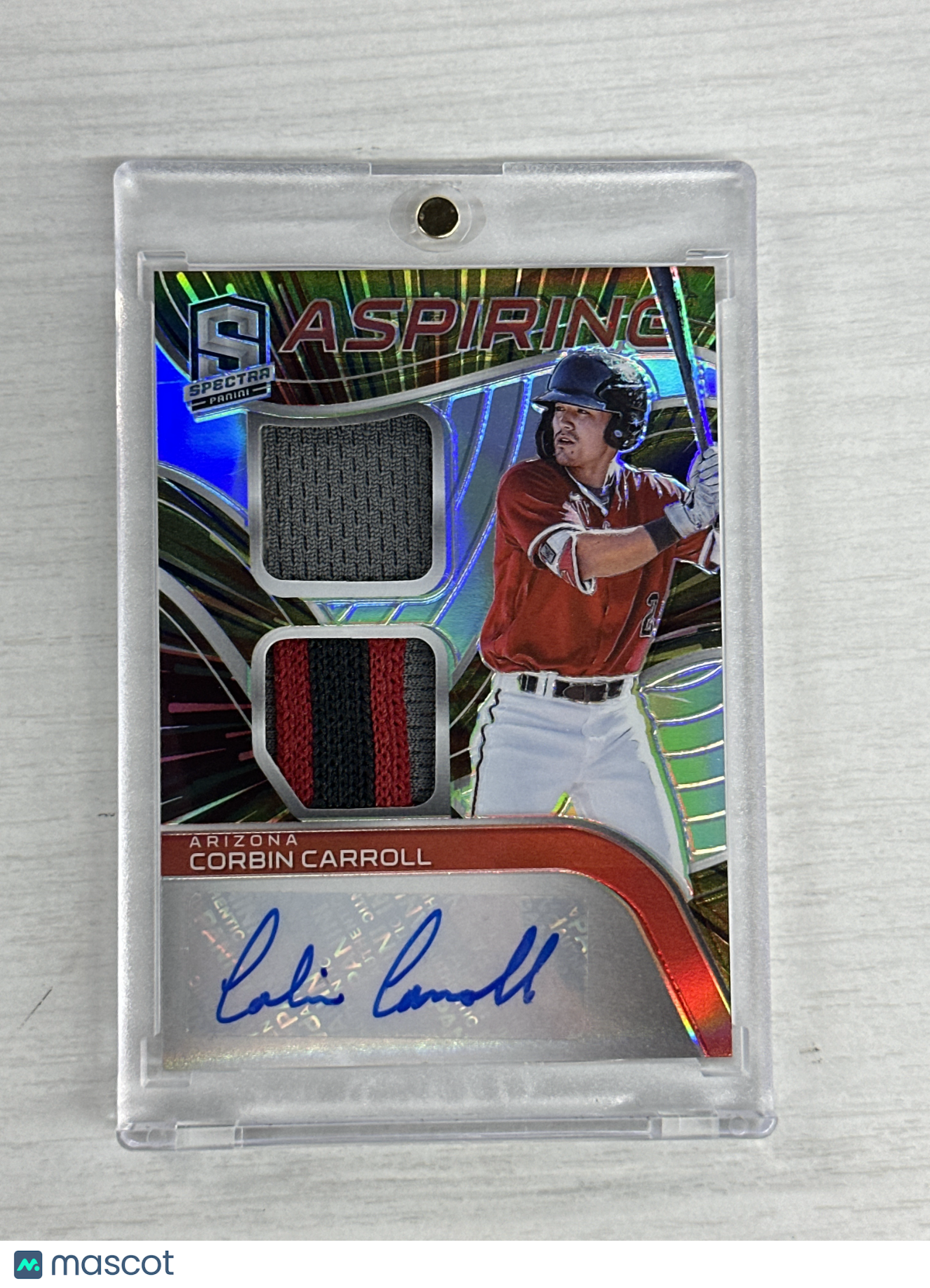 2021 Spectra Corbin Carroll Patch Auto /25
