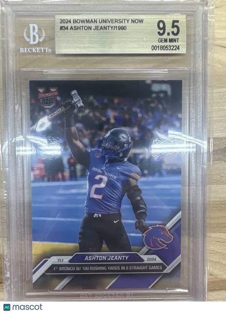 2024 Bowman Now #34 Ashton Jeanty BGS 9.5