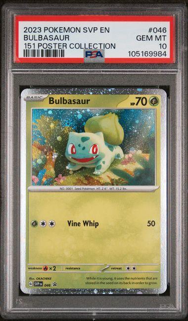 2023 Pokemon 151 Promo Bulbasaur 046 PSA 10