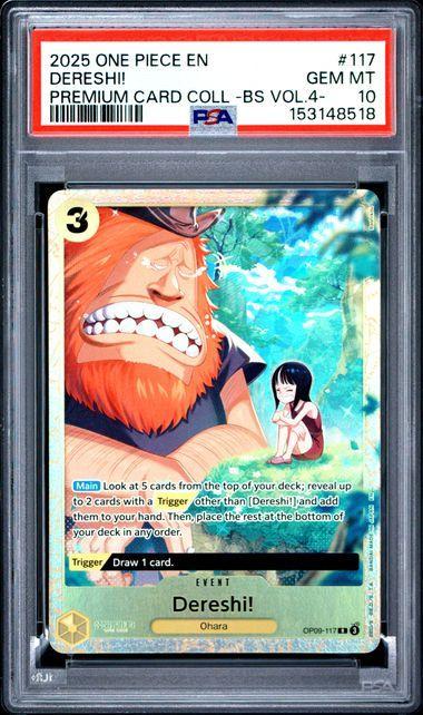 2025 One Piece Premium Card Collection Vol 4 Dereshi! 117 PSA 10