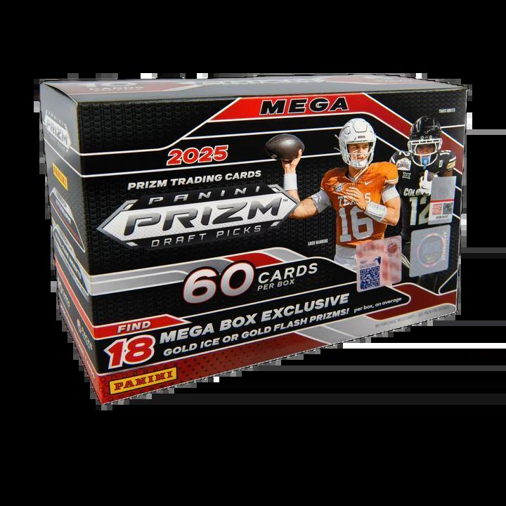 2025 Panini Prizm Draft Picks Football 6 Pack Mega Box