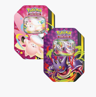 Mega Moonlit tin: Mega Celefable or Mega Gengar