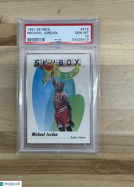 1991 Skybox Michael Jordan #572 PSA 10