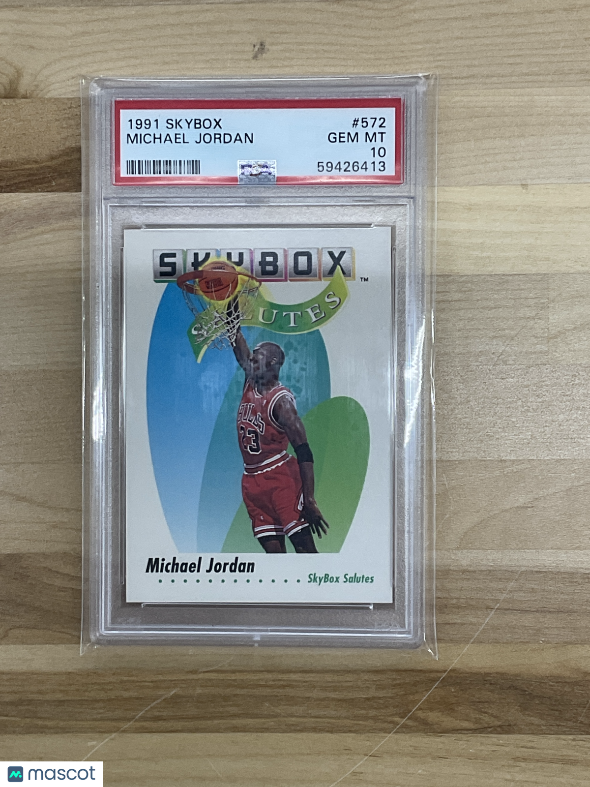 1991 Skybox Michael Jordan #572 PSA 10