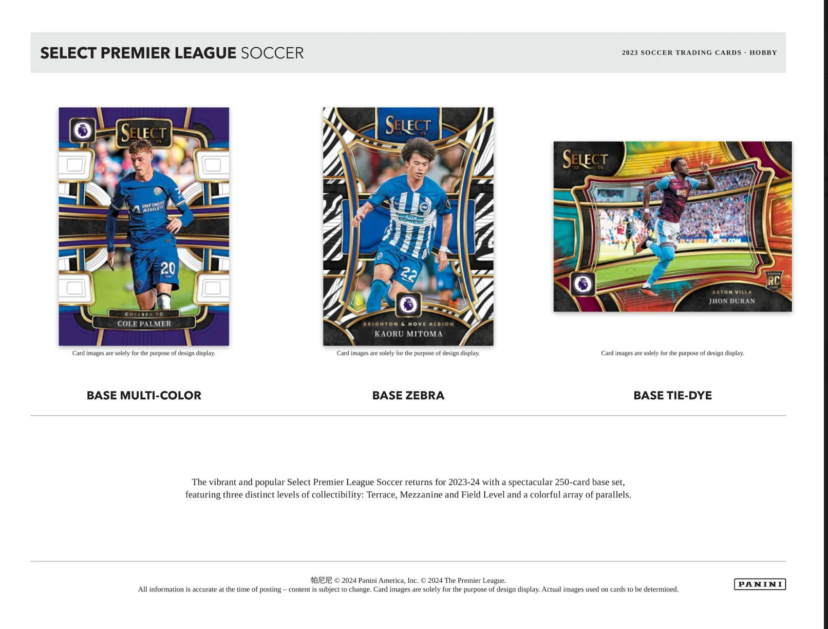 2023-24 Panini Select Premier League Hobby Box
