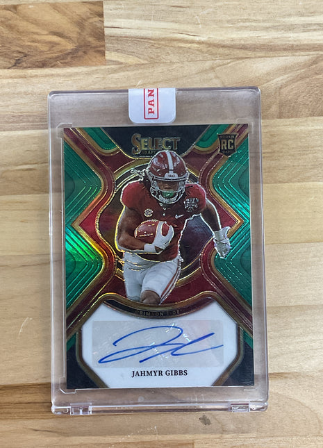 2023 Select Darft Picks Jahmyr Gibbs Green Auto /5