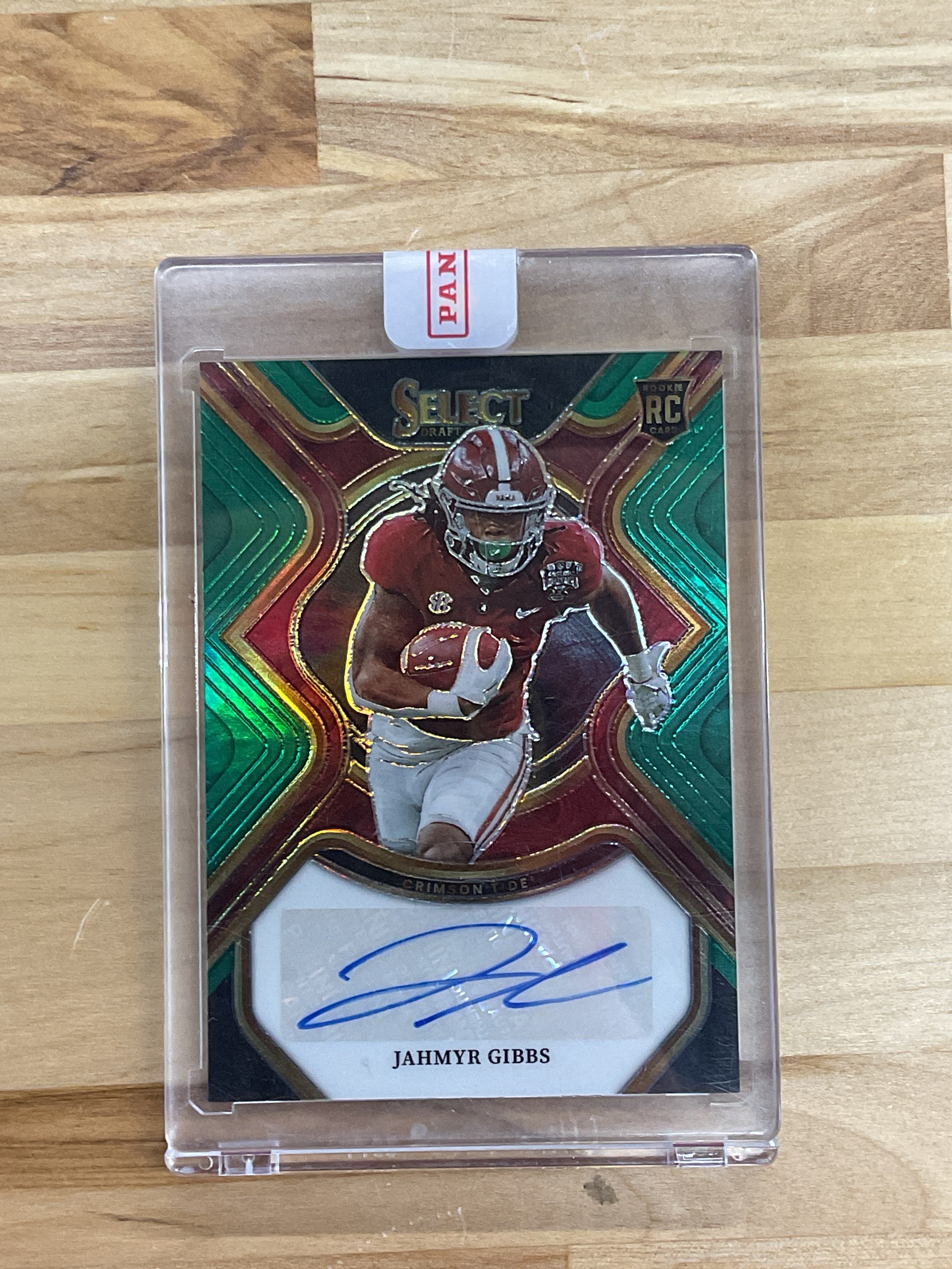 2023 Select Darft Picks Jahmyr Gibbs Green Auto /5