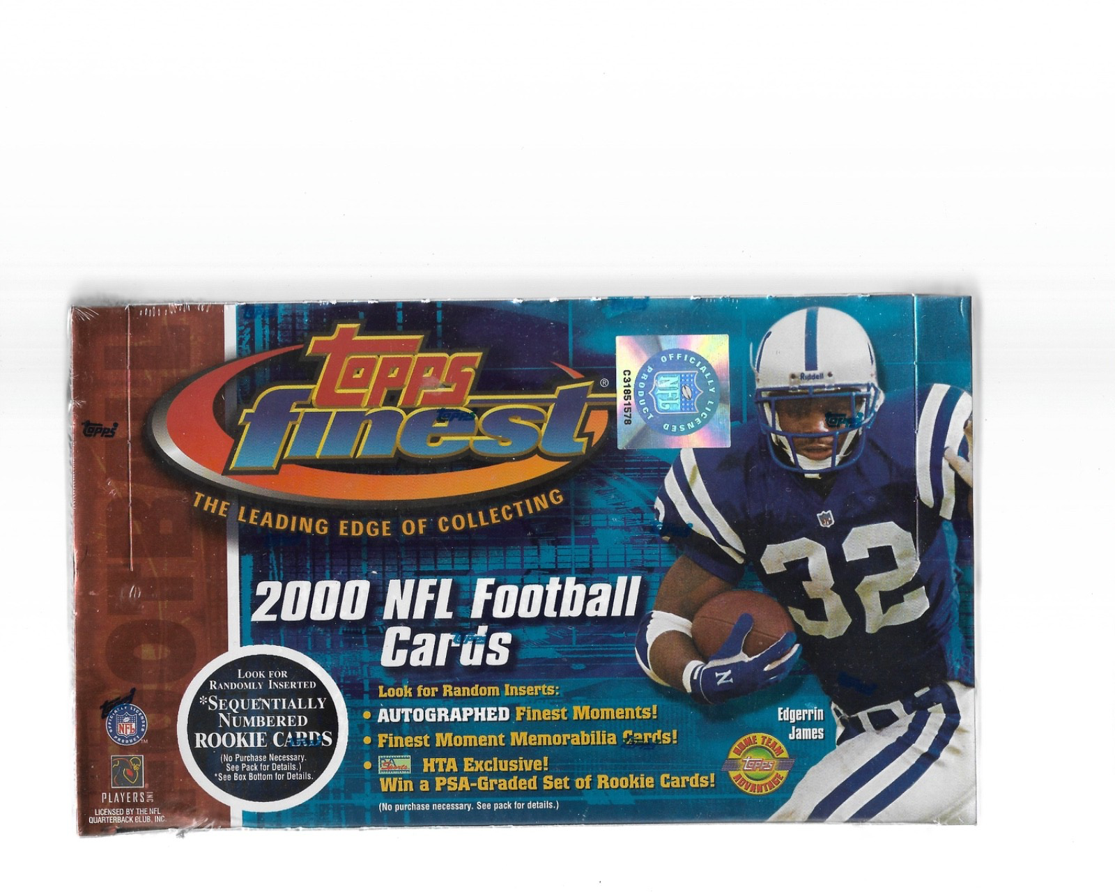 2000 Topps Finest Football Hobby Box
