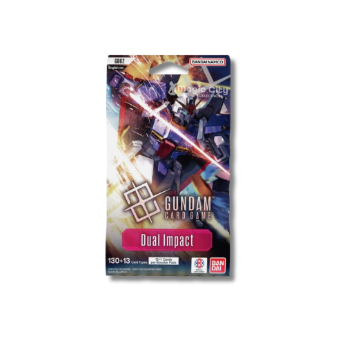 dual impact booster box gundam Gundam Card Game: Dual Impact- GD02 Sleeved Booster – Magic City Collectibles