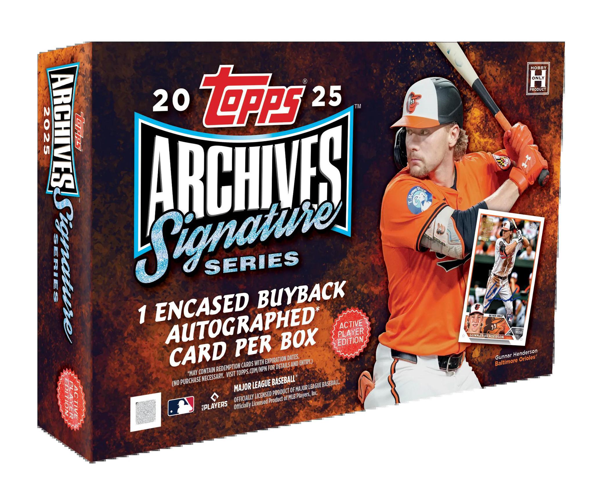 2025 Topps Archives Baseball Hobby Box