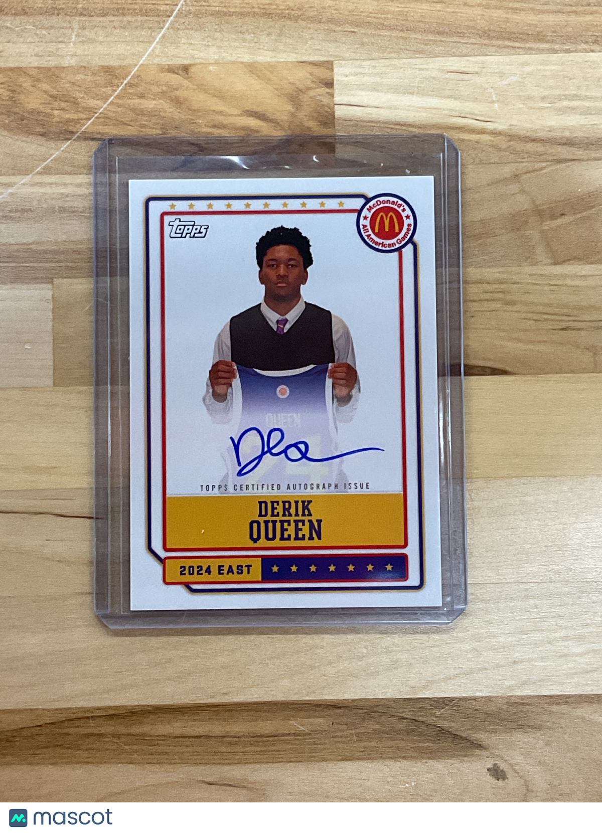 2024 Topps McDonalds Derik Queen All American Game Auto