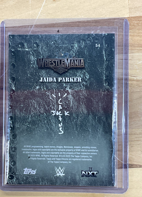 2025 Topps Chrome Catcus Jack Jaida Parker WWE