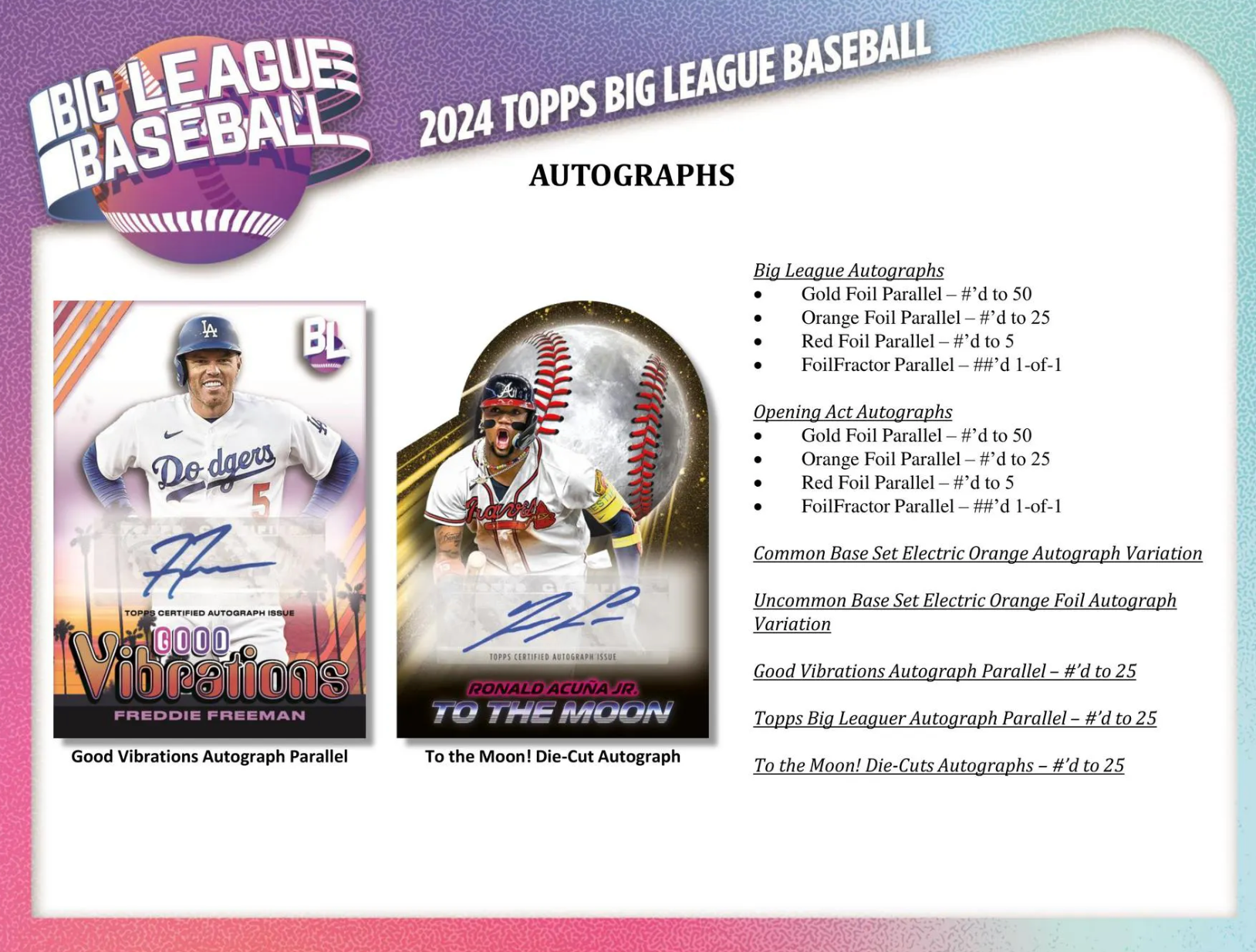 2024 Topps Big League Baseball Hobby Box