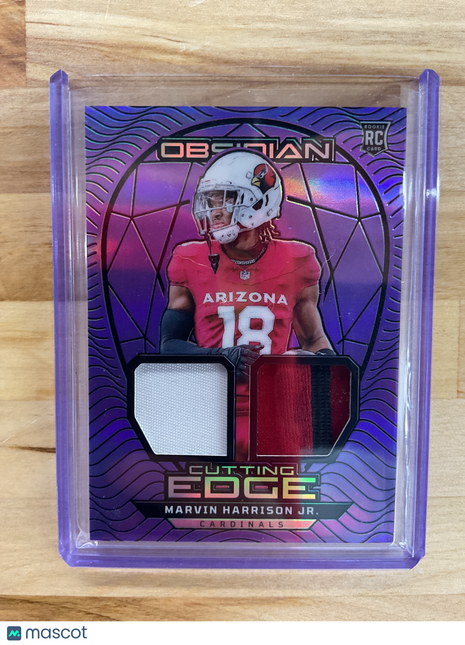 2024 Obsidian Cuttign The Edge Marvin Harrison Jr Dual Patch /49