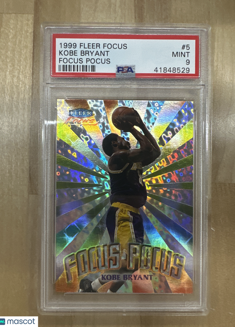 1999 Fleer Focus Focus Pocus Kobe Bryant #5 PSA 9