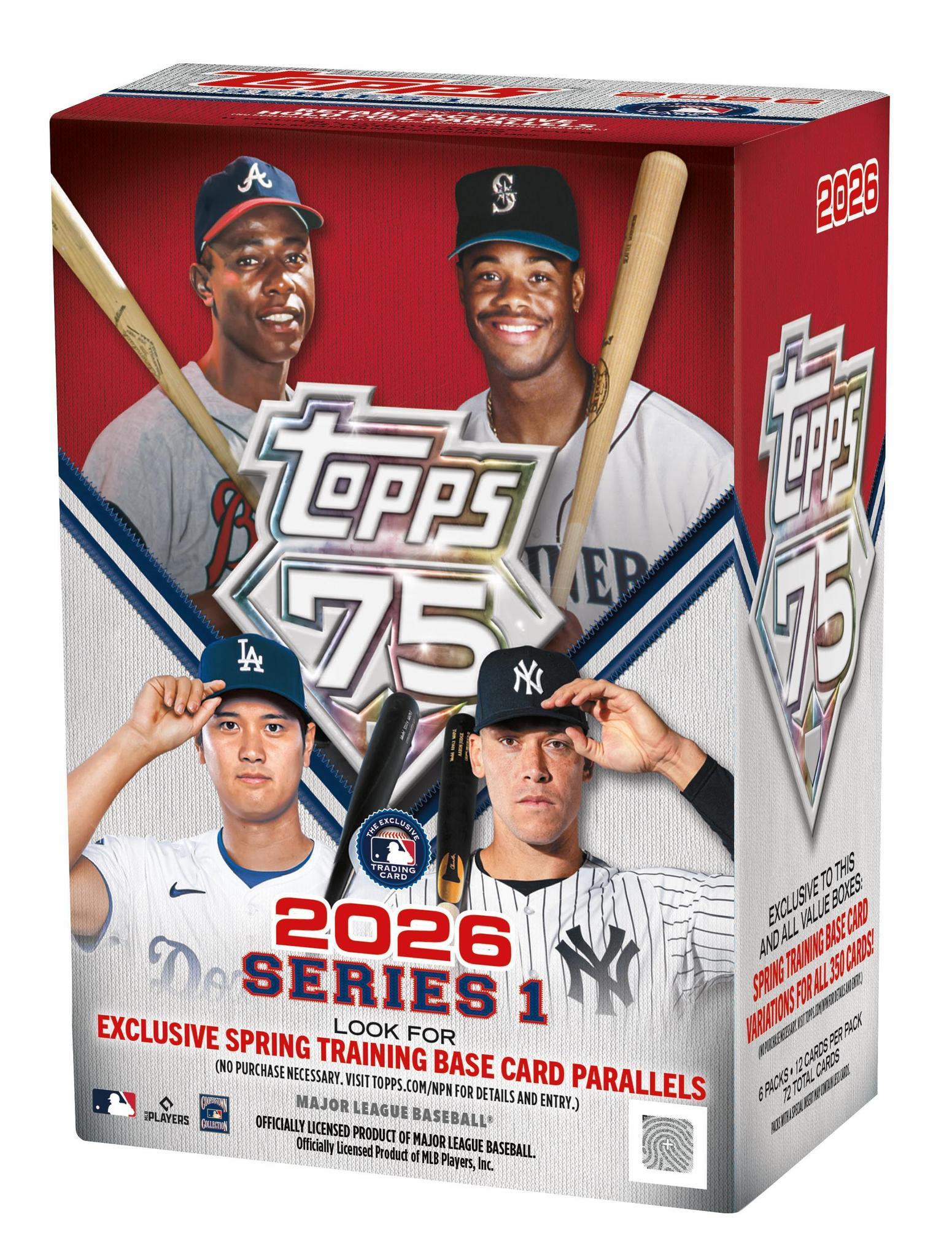2026 Topps MLB Baseball Series 1 Value Blaster Box