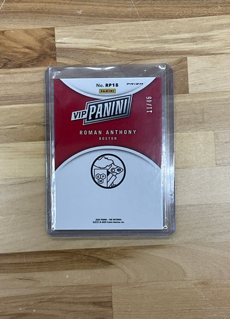2025 National VIP Roman Anthony Hello Cracked Ice /45