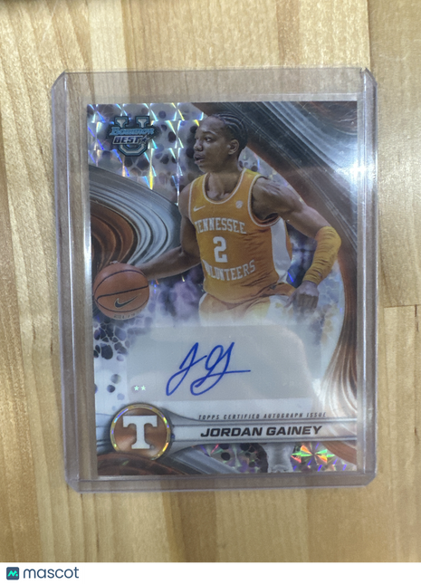2024-25 Bowman U Best Geometric Refractor Jordan Gainey AUTO