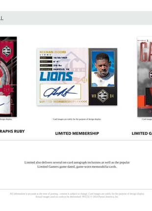 2023 Panini Limited Football Hobby Box