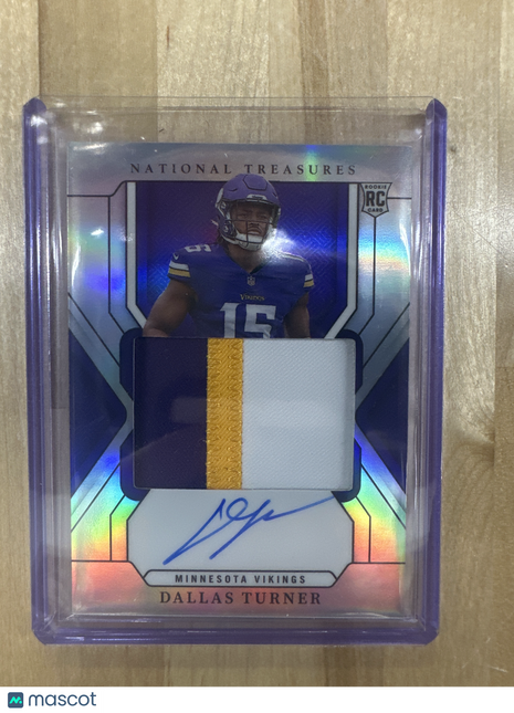 2024 National Treasures Dallas Turner Patch Auto /35 True RPA