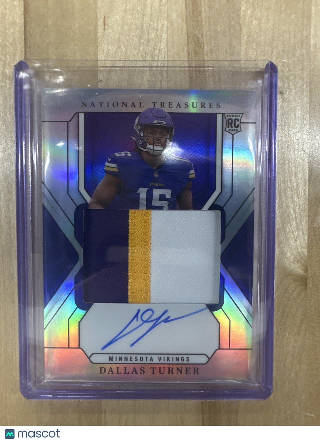 2024 National Treasures Dallas Turner Patch Auto /35 True RPA