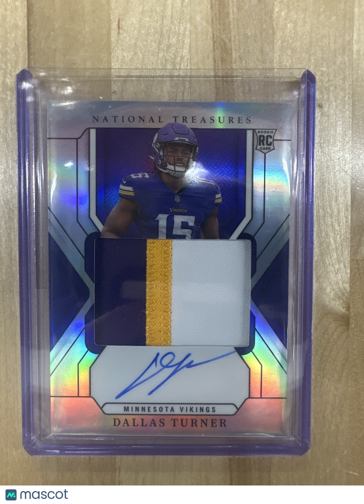 2024 National Treasures Dallas Turner Patch Auto /35 True RPA