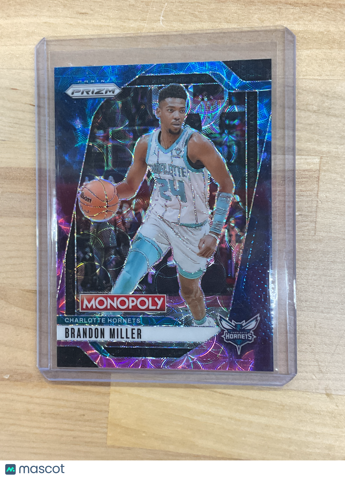 2024-25 Prizm Monopoly Brandon Miller Nebula Hornets