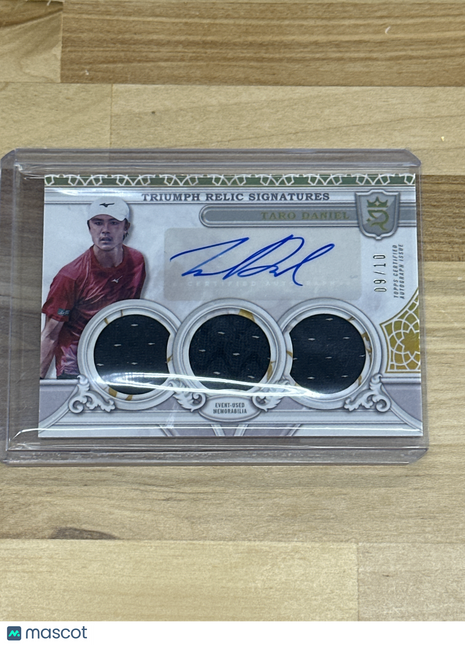 2024 Topps Royalty Taro Daniel Patch Auto /10 Gold