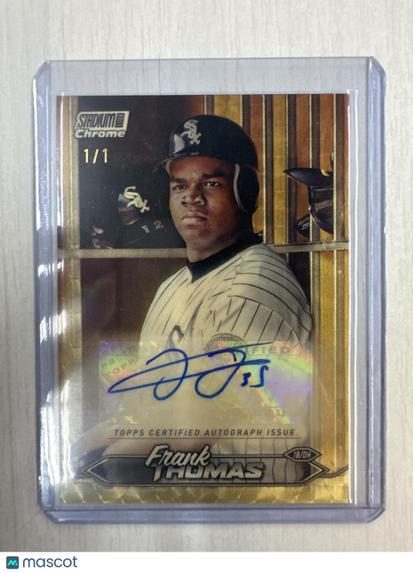 2024 Topps Stadium Club Chrome Frank Thomas Superfractor 1/1 Auto