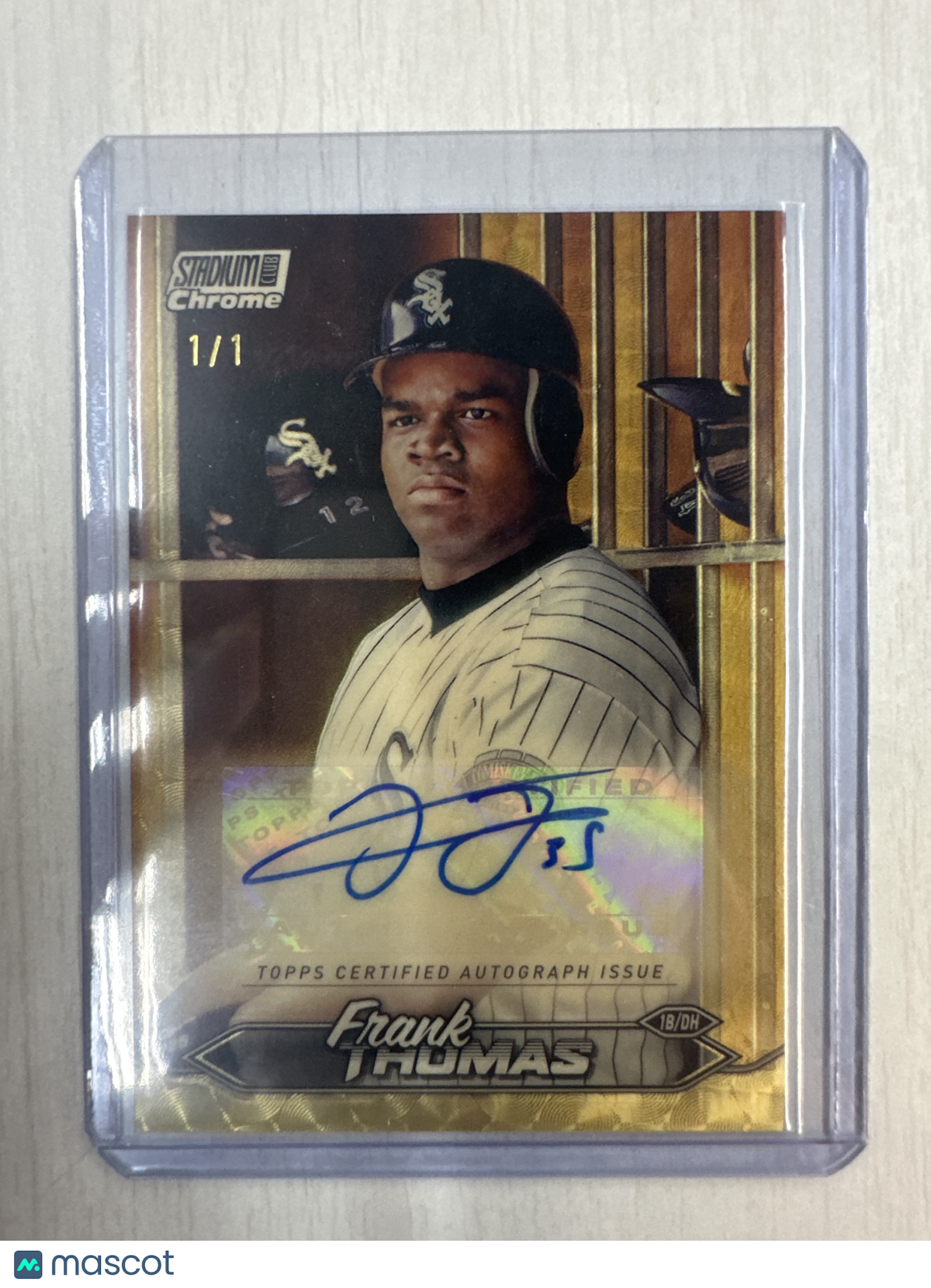 2024 Topps Stadium Club Chrome Frank Thomas Superfractor 1/1 Auto