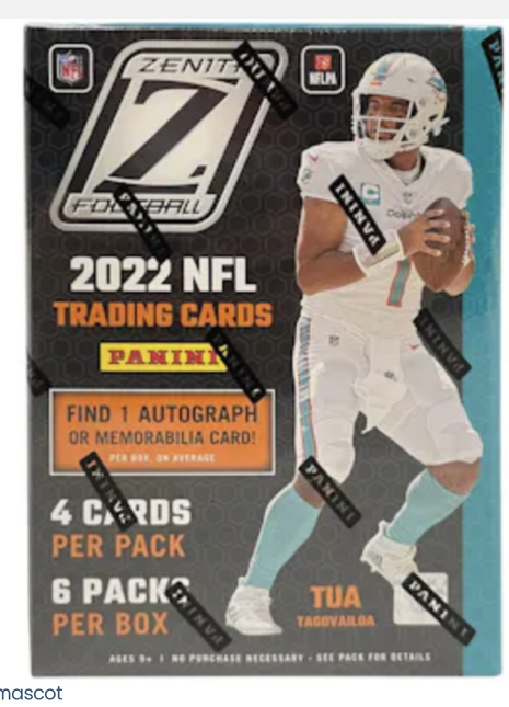 2022 Panini Zenith Football Blaster Box
