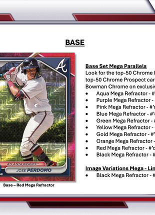 2024 BOWMAN CHROME MEGA BOX BASEBALL