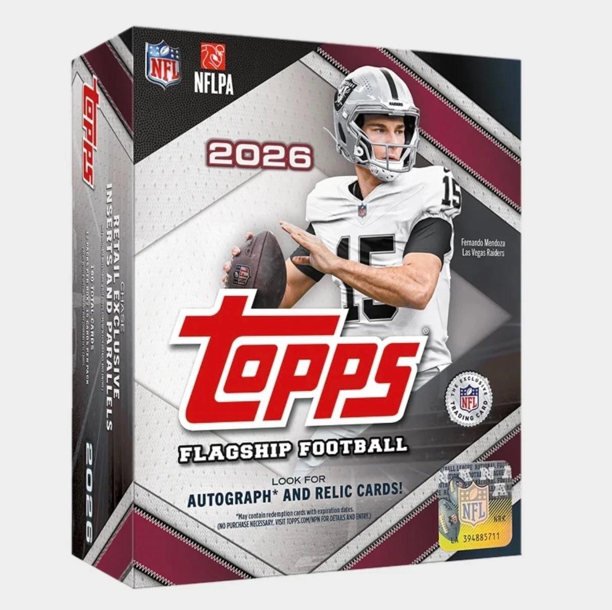 2026 Topps NFL Football Flagship Mega Box