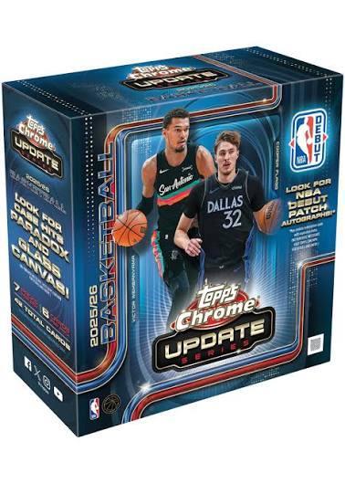 2025/26 NBA Topps Chrome Update Mega Box