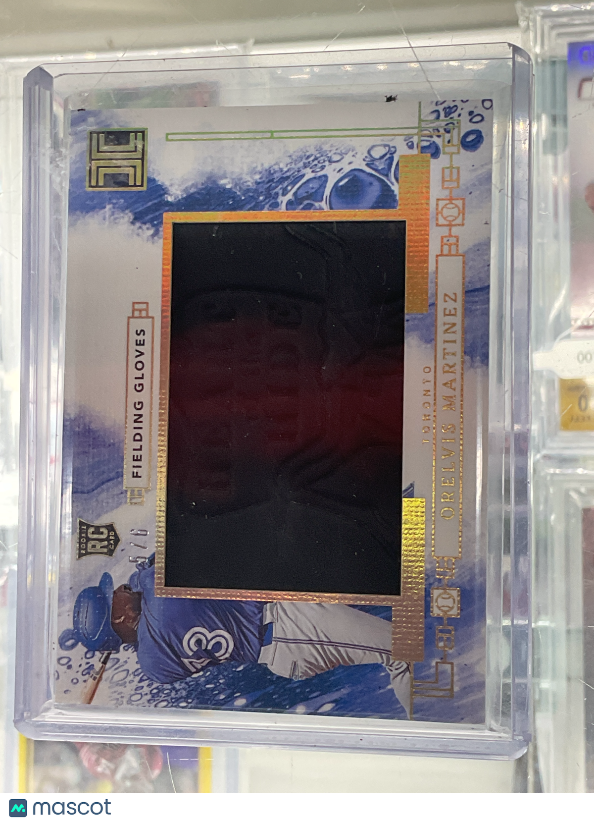 2024 Impeccable Orelvis Martinez Fielding Gloves Patch /6