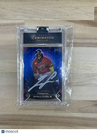 2024 Topps Luminaries Ronald Acuna Jr. Spark of Light Auto /5