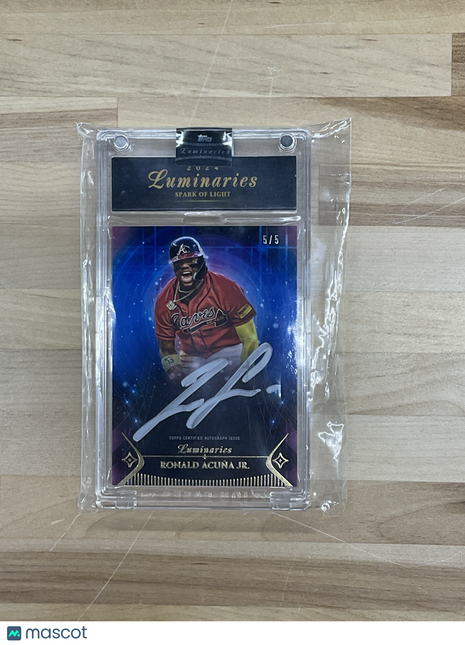 2024 Topps Luminaries Ronald Acuna Jr. Spark of Light Auto /5