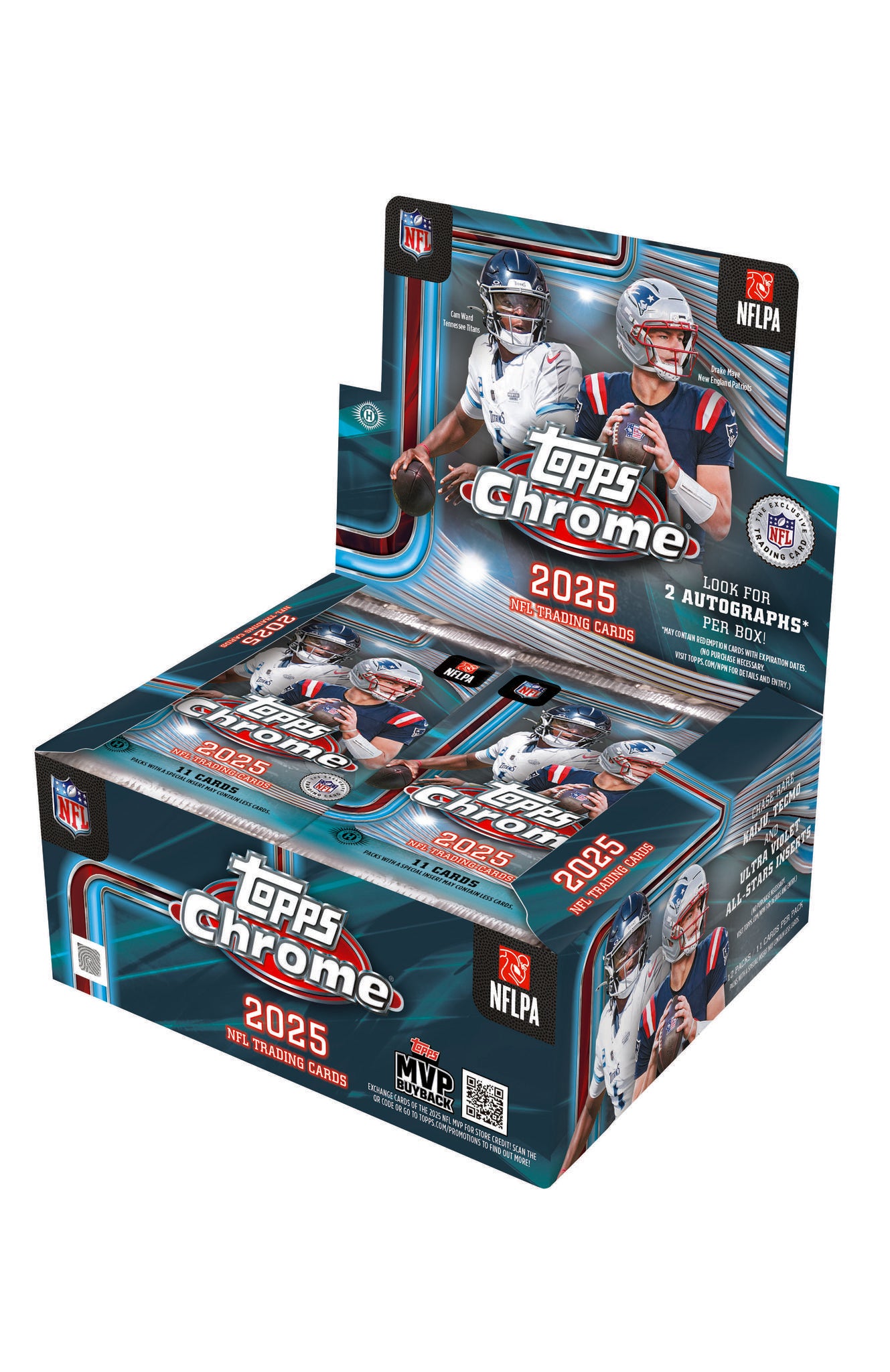 2025 Topps Chrome NFL Jumbo Box