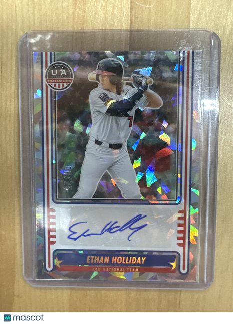 2025 USA Stars & Stripes Ethan Holliday Auto /25
