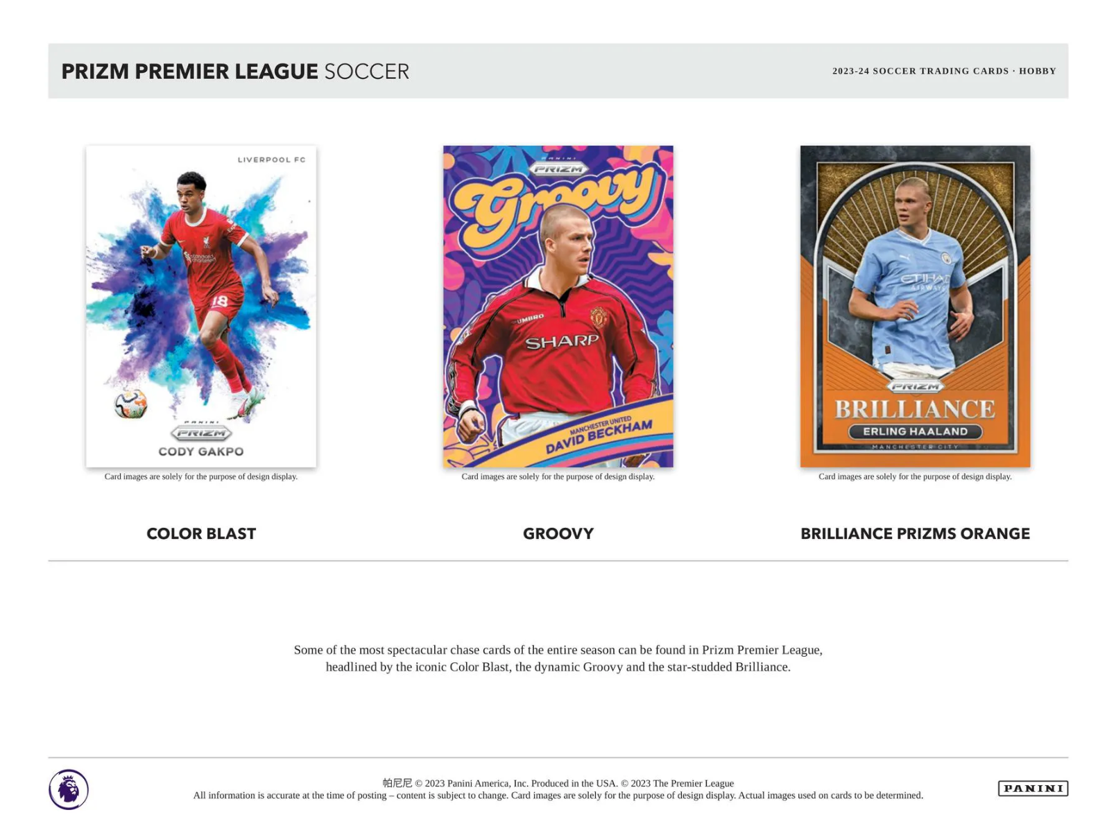 2023-24 Panini Prizm Premier League Soccer Hobby Box