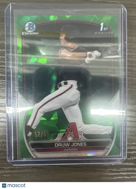 2023 Bowman Sapphire Edition - Chrome Prospects Druw Jones #BCP-25 Green /60