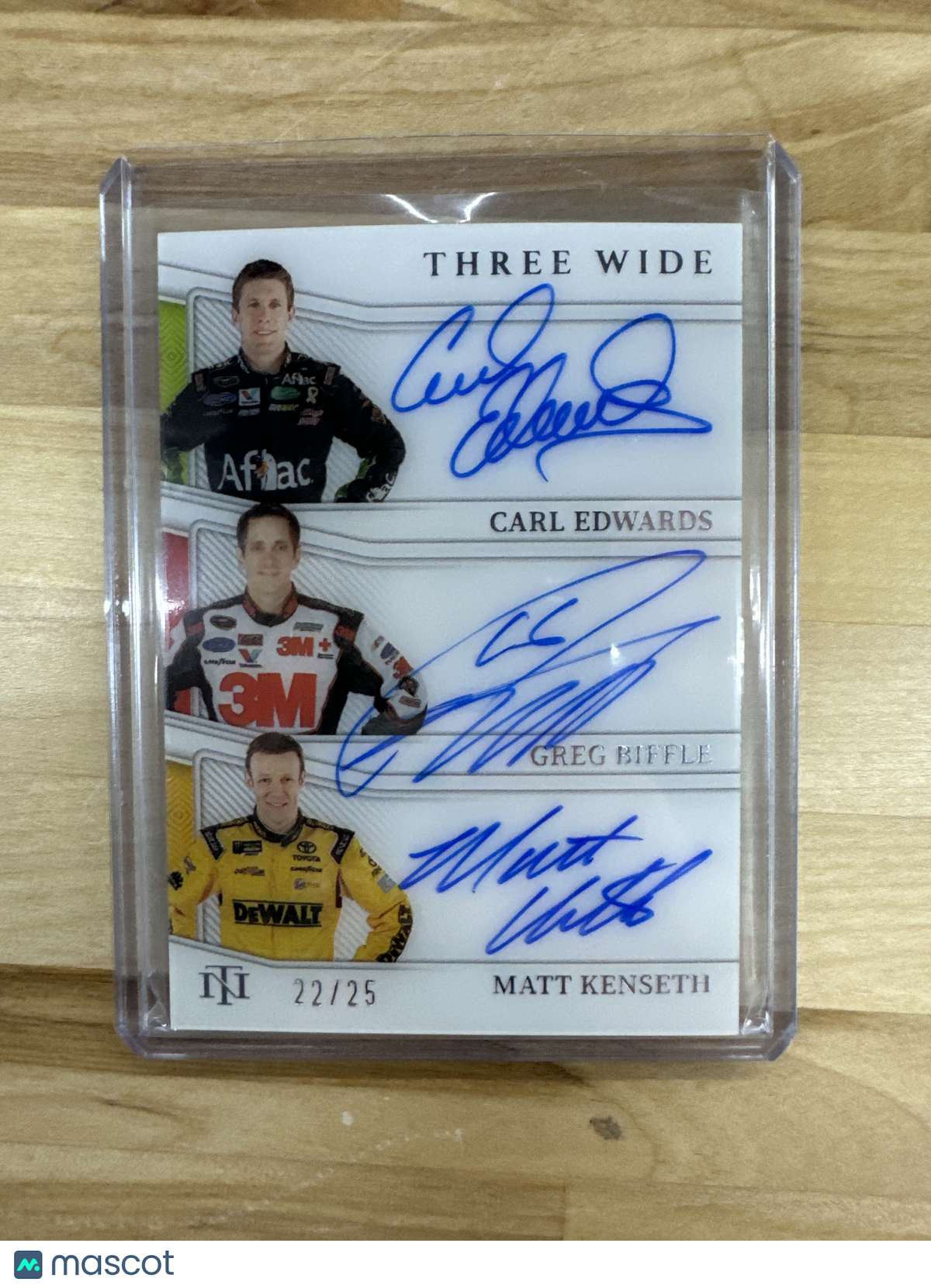 2023 National Carl Edwards/Greg Biffle/Matt Kenseth Triple Auto /25
