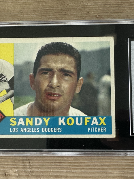 1960 Topps Sandy Koufax SGC 4