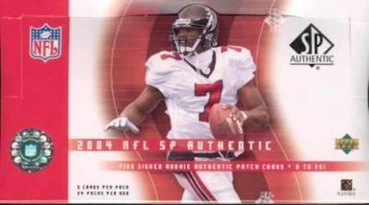 2004 SP Authentic Football NFL Hobby Box