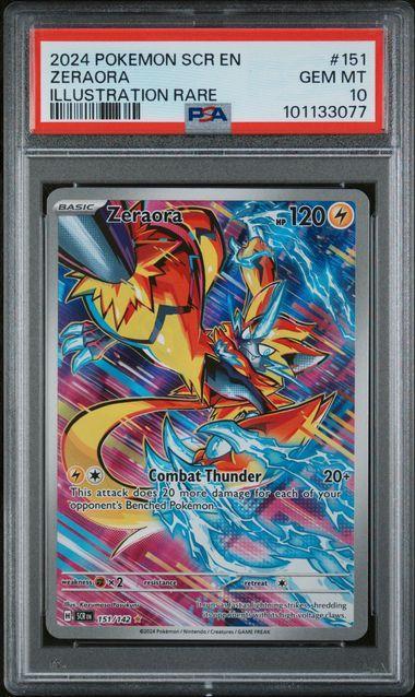 2024 Pokemon Stellar Crown Zeraora 151 PSA 10